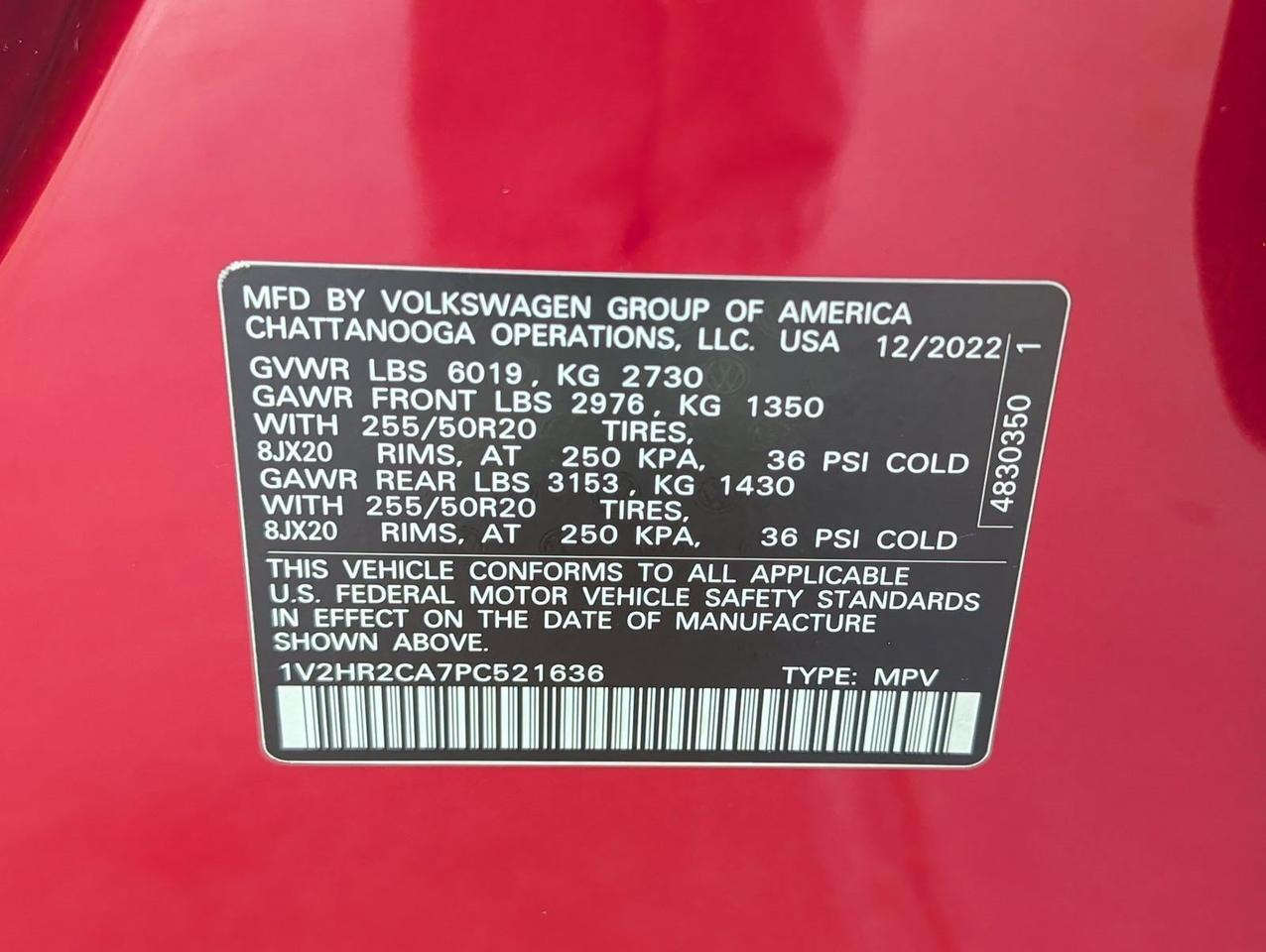 2023 Volkswagen Atlas 3.6L V6 SE w/Technology San Juan TX