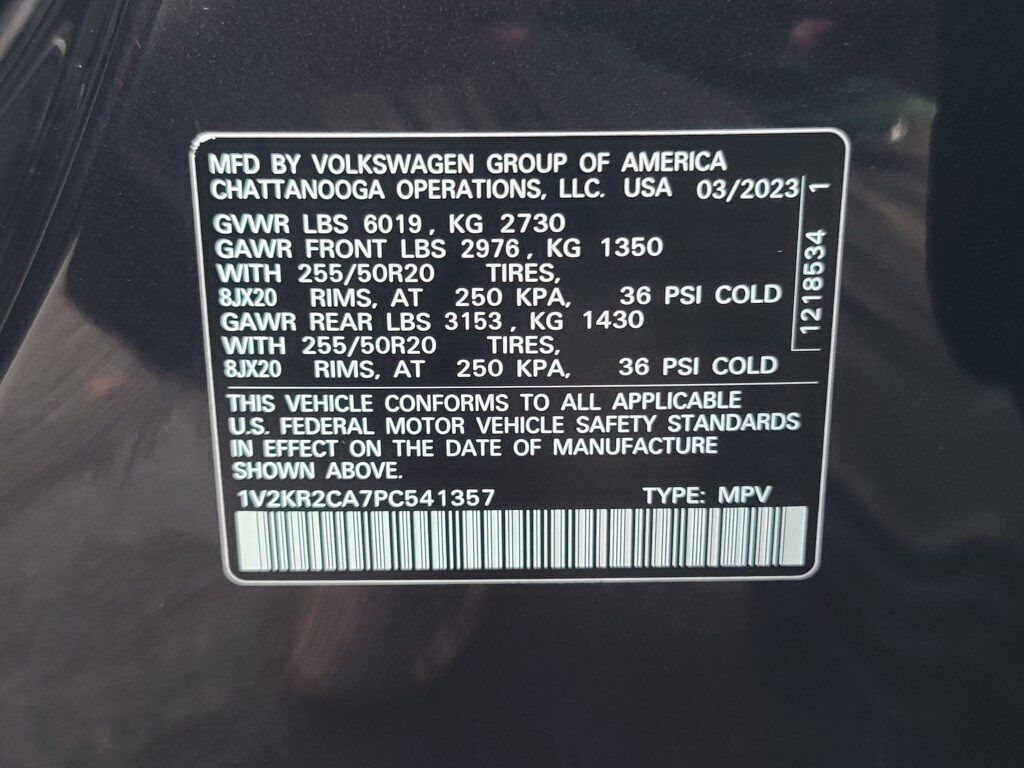 2023 Volkswagen Atlas 3.6L V6 SE w/Technology Springfield VA