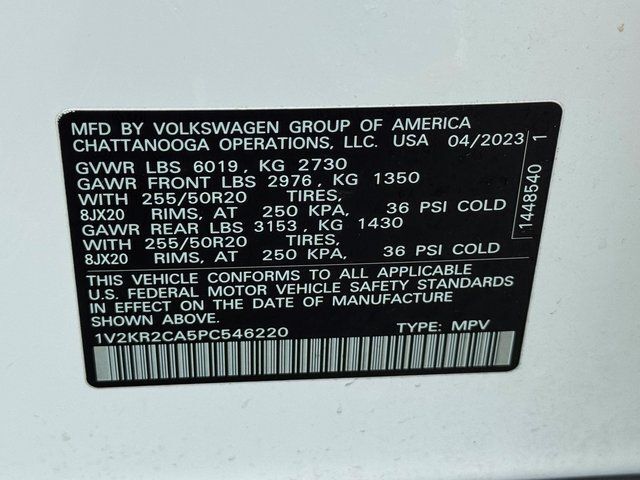 2023 Volkswagen Atlas 3.6L V6 SE w/Technology Springfield VA