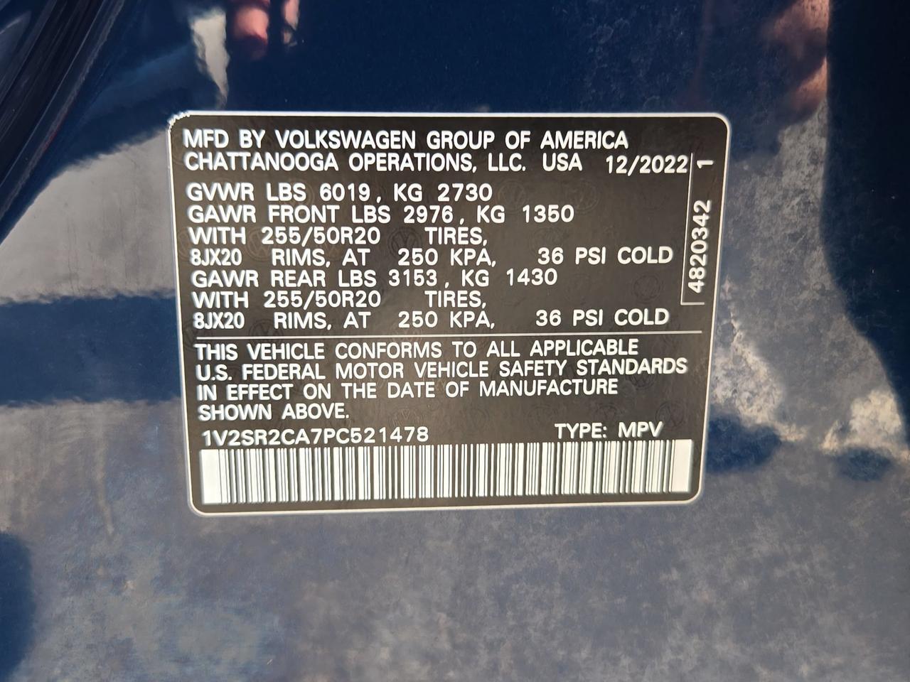 2023 Volkswagen Atlas 3.6L V6 SEL R-Line Black San Antonio TX
