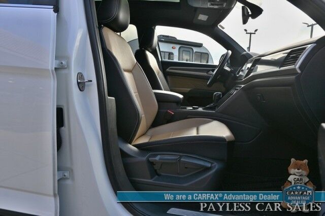 2023 Volkswagen Atlas Cross Sport 2.0T SE / AWD / Power & Heated Leather Seats / Panoramic Sunroof / Auto Start / Apple CarPlay & Android Auto / Blind Spot & Collision Alert / Lane Depart Alert / Keyless Enry & Start / 1-Owner Anchorage AK