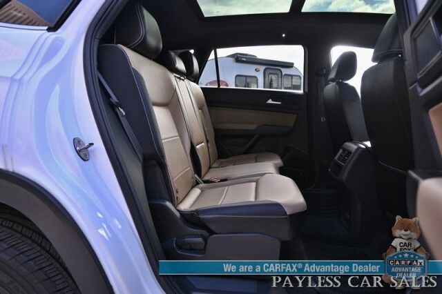 2023 Volkswagen Atlas Cross Sport 2.0T SE / AWD / Power & Heated Leather Seats / Panoramic Sunroof / Auto Start / Apple CarPlay & Android Auto / Blind Spot & Collision Alert / Lane Depart Alert / Keyless Enry & Start / 1-Owner Anchorage AK