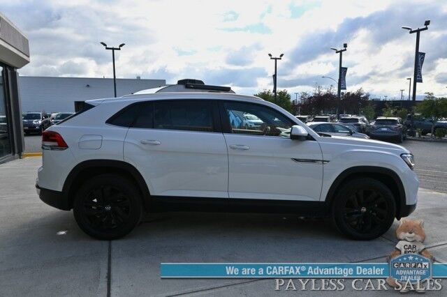 2023 Volkswagen Atlas Cross Sport 2.0T SE / AWD / Power & Heated Leather Seats / Panoramic Sunroof / Auto Start / Apple CarPlay & Android Auto / Blind Spot & Collision Alert / Lane Depart Alert / Keyless Enry & Start / 1-Owner Anchorage AK