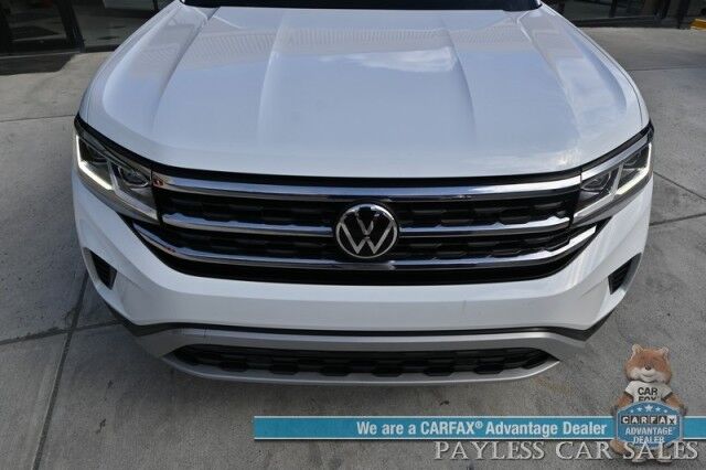 2023 Volkswagen Atlas Cross Sport 2.0T SE / AWD / Power & Heated Leather Seats / Panoramic Sunroof / Auto Start / Apple CarPlay & Android Auto / Blind Spot & Collision Alert / Lane Depart Alert / Keyless Enry & Start / 1-Owner Anchorage AK