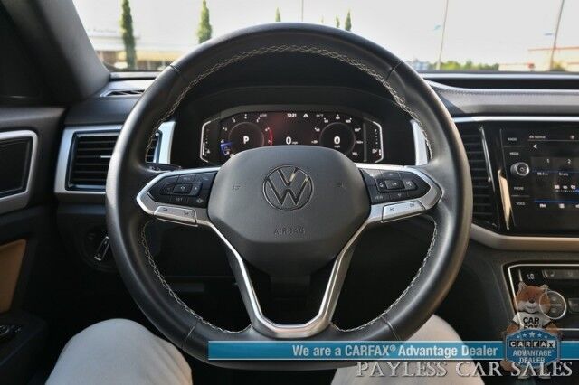 2023 Volkswagen Atlas Cross Sport 2.0T SE / AWD / Power & Heated Leather Seats / Panoramic Sunroof / Auto Start / Apple CarPlay & Android Auto / Blind Spot & Collision Alert / Lane Depart Alert / Keyless Enry & Start / 1-Owner Anchorage AK