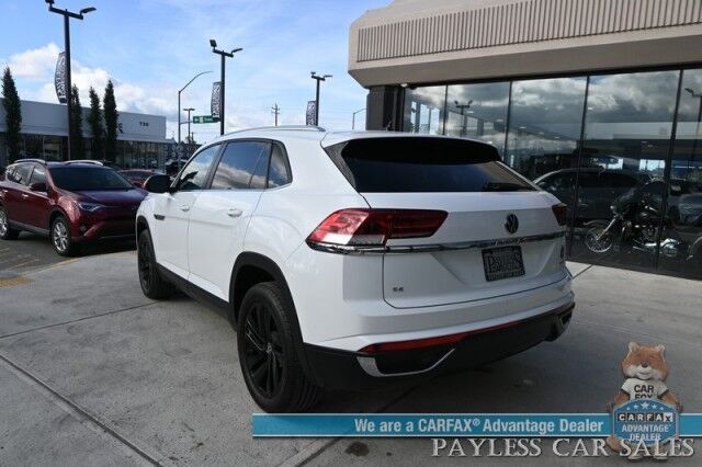 2023 Volkswagen Atlas Cross Sport 2.0T SE / AWD / Power & Heated Leather Seats / Panoramic Sunroof / Auto Start / Apple CarPlay & Android Auto / Blind Spot & Collision Alert / Lane Depart Alert / Keyless Enry & Start / 1-Owner Anchorage AK