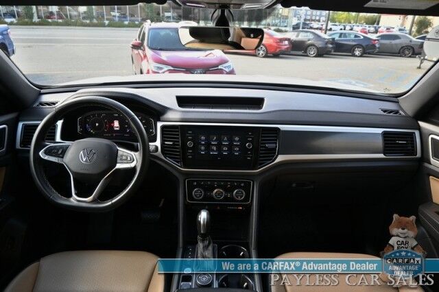 2023 Volkswagen Atlas Cross Sport 2.0T SE / AWD / Power & Heated Leather Seats / Panoramic Sunroof / Auto Start / Apple CarPlay & Android Auto / Blind Spot & Collision Alert / Lane Depart Alert / Keyless Enry & Start / 1-Owner Anchorage AK