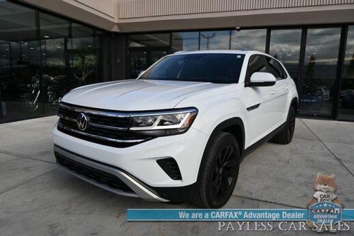 2023 Volkswagen Atlas Cross Sport 2.0T SE / AWD / Power & Heated Leather Seats / Panoramic Sunroof / Auto Start / Apple CarPlay & Android Auto / Blind Spot & Collision Alert / Lane Departure Alert / Keyless Enry & Start / Power Liftgate / 1-Owner Anchorage AK