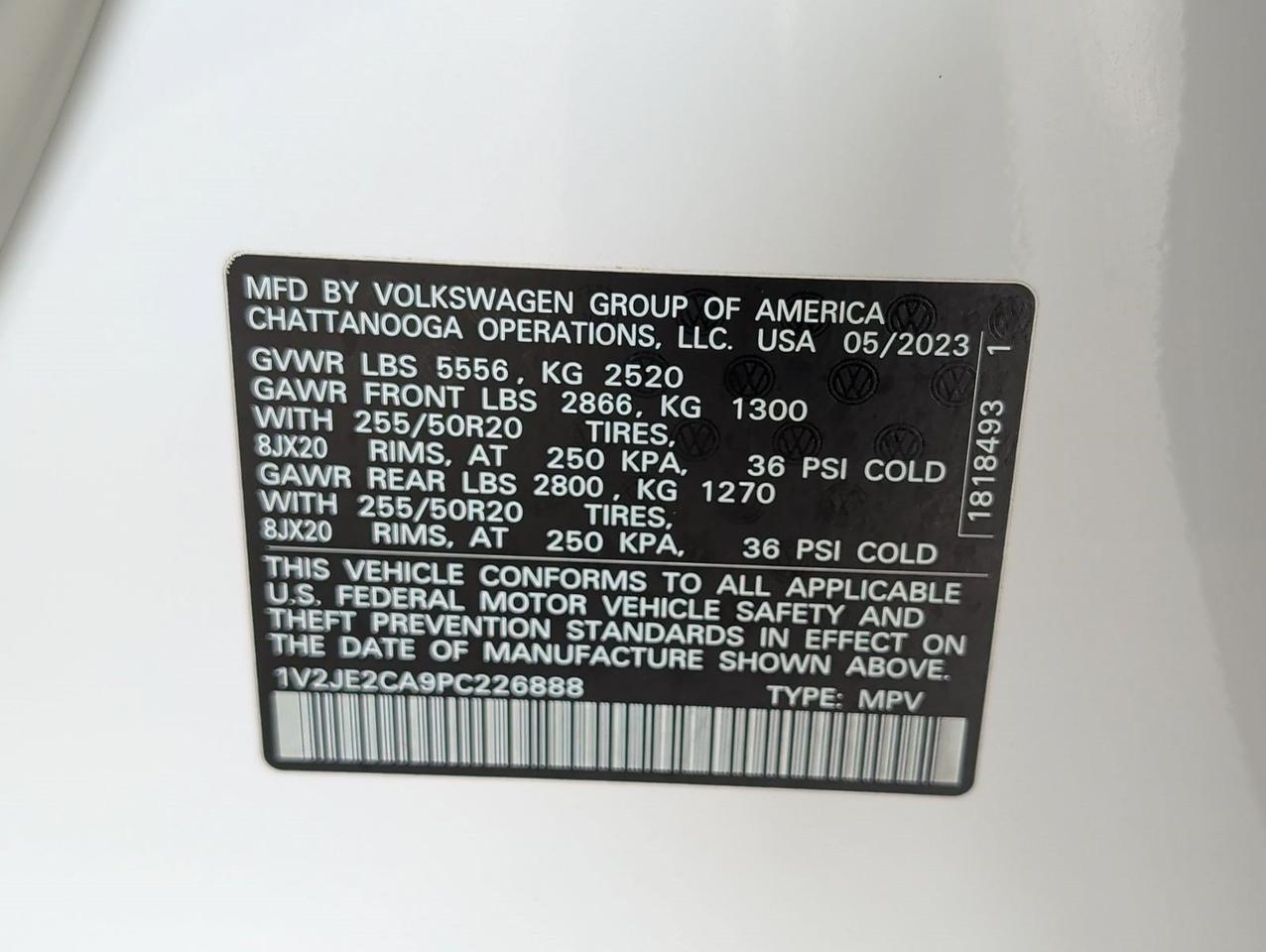 2023 Volkswagen Atlas Cross Sport 3.6L V6 SE w/Technology San Juan TX