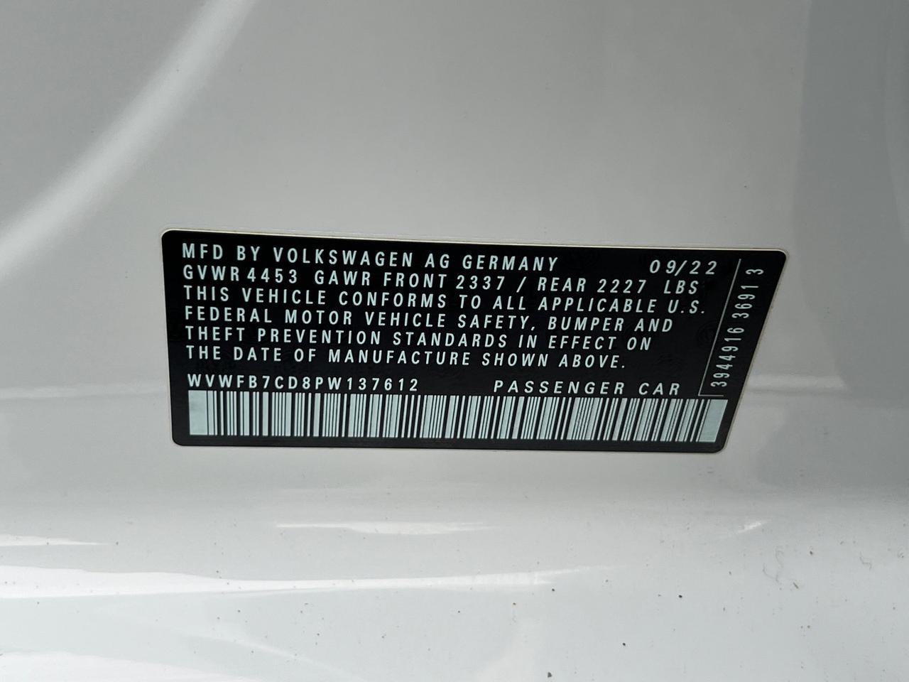 2023 Volkswagen Golf R 2.0T Hagerstown MD