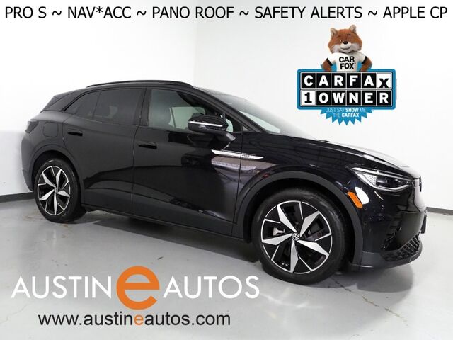 2023 Volkswagen ID.4 Pro S *PANORAMA GLASS ROOF, NAVIGATION, DIGITAL COCKPIT, ADAPTIVE CRUISE, SAFETY ALERTS, BACKUP-CAMERA, HEATED SEATS/STEERING, POWER LIFTGATE, WIRELESS CHARGING, ANDROID & APPLE Round Rock TX