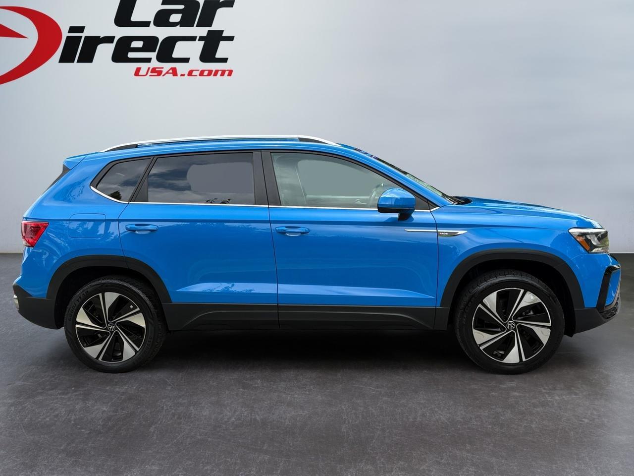 2023 Volkswagen Taos SE, AUTO START, STOP, DRIVE MODES, APPLE CARPLAY/ANDROID AUTO, BLIND SPOT ALERT, LANE KEEP ASSIST, HEATED STEERING WHEEL & SEATS, PANORAMIC MOONROOF, BACKUP CAMERA, PARKING SENSORS, CLEAN CARFAX, TAKE THIS TAOS HOME!
