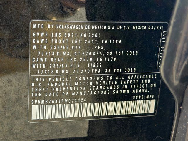 2023 Volkswagen Tiguan 2.0T SE Springfield VA