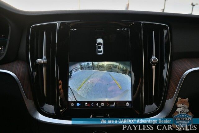 2023 Volvo S60 B5 Plus Black Edition / AWD / Climate Pkg / Front & Rear Heated Leather Seats / Heated Steering Wheel / Panoramic Sunroof / Adaptive Cruise / Lane Depart & Blind Spot / Apple CarPlay & Android Auto / 33 MPG / 1-Owner Anchorage AK
