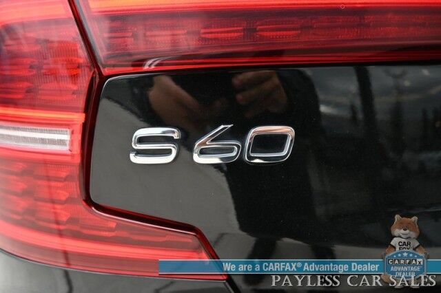 2023 Volvo S60 Core Dark Theme / AWD / Climate Pkg / Power & Heated Leather Seats / Heated Steering Wheel / Sunroof / Lane Depart & Blind Spot / Adaptive Cruise Control / Apple CarPlay & Android Auto / Back Up Camera / 1-Owner Anchorage AK