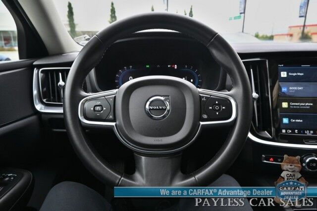2023 Volvo S60 Core Dark Theme / AWD / Climate Pkg / Power & Heated Leather Seats / Heated Steering Wheel / Sunroof / Lane Depart & Blind Spot / Adaptive Cruise Control / Apple CarPlay & Android Auto / Back Up Camera / 1-Owner Anchorage AK