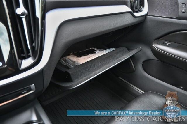 2023 Volvo S60 Core Dark Theme / AWD / Climate Pkg / Power & Heated Leather Seats / Heated Steering Wheel / Sunroof / Lane Depart & Blind Spot / Adaptive Cruise Control / Apple CarPlay & Android Auto / Back Up Camera / 1-Owner Anchorage AK