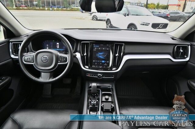 2023 Volvo S60 Core Dark Theme / AWD / Climate Pkg / Power & Heated Leather Seats / Heated Steering Wheel / Sunroof / Lane Depart & Blind Spot / Adaptive Cruise Control / Apple CarPlay & Android Auto / Back Up Camera / 1-Owner Anchorage AK
