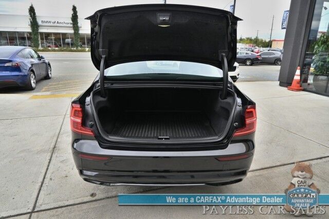 2023 Volvo S60 Core Dark Theme / AWD / Climate Pkg / Power & Heated Leather Seats / Heated Steering Wheel / Sunroof / Lane Depart & Blind Spot / Adaptive Cruise Control / Apple CarPlay & Android Auto / Back Up Camera / 1-Owner Anchorage AK