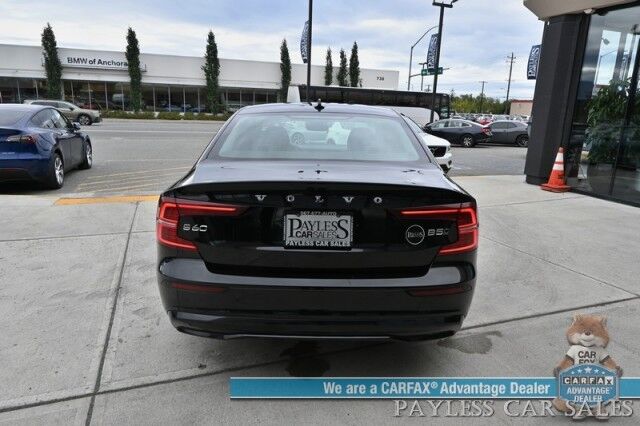 2023 Volvo S60 Core Dark Theme / AWD / Climate Pkg / Power & Heated Leather Seats / Heated Steering Wheel / Sunroof / Lane Depart & Blind Spot / Adaptive Cruise Control / Apple CarPlay & Android Auto / Back Up Camera / 1-Owner Anchorage AK