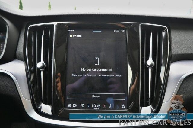 2023 Volvo S60 Core Dark Theme / AWD / Power & Heated Leather Seats / Heated Steering Wheel / Panoramic Sunroof / Lane Departure & Blind Spot Alert / Cruise Control / Apple CarPlay & Android Auto / Back Up Camera / 1-Owner Anchorage AK