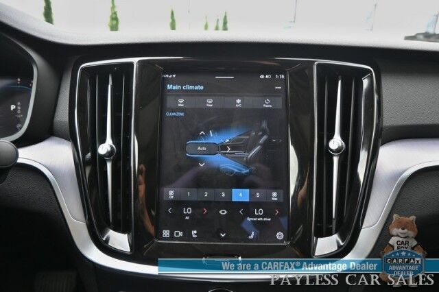 2023 Volvo S60 Core Dark Theme / AWD / Power & Heated Leather Seats / Heated Steering Wheel / Panoramic Sunroof / Lane Departure & Blind Spot Alert / Cruise Control / Apple CarPlay & Android Auto / Back Up Camera / 1-Owner Anchorage AK