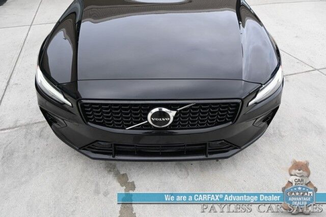 2023 Volvo S60 Core Dark Theme / AWD / Power & Heated Leather Seats / Heated Steering Wheel / Panoramic Sunroof / Lane Departure & Blind Spot Alert / Cruise Control / Apple CarPlay & Android Auto / Back Up Camera / 1-Owner Anchorage AK