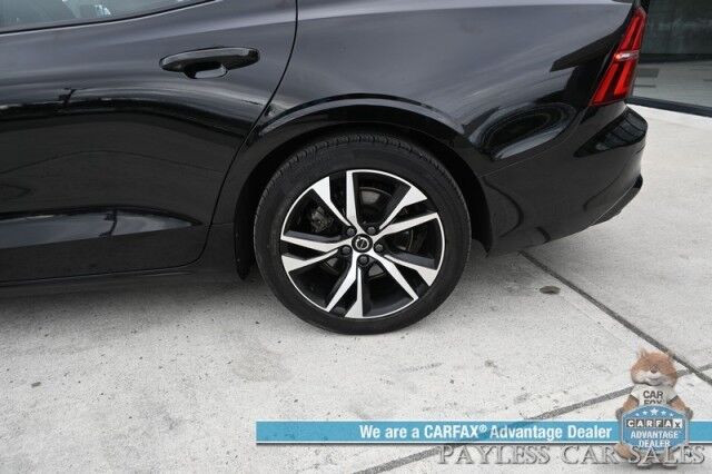 2023 Volvo S60 Core Dark Theme / AWD / Power & Heated Leather Seats / Heated Steering Wheel / Panoramic Sunroof / Lane Departure & Blind Spot Alert / Cruise Control / Apple CarPlay & Android Auto / Back Up Camera / 1-Owner Anchorage AK