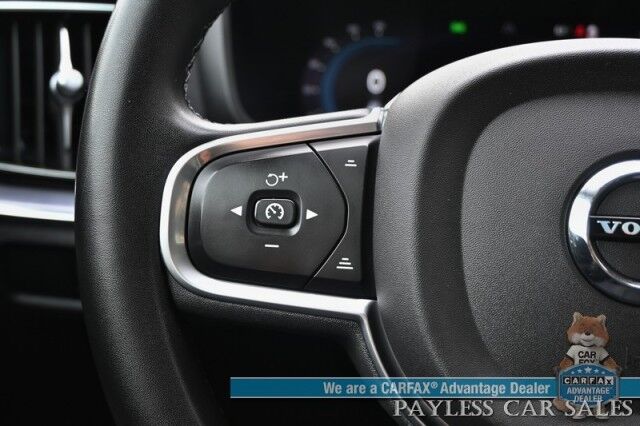 2023 Volvo S60 Core Dark Theme / AWD / Power & Heated Leather Seats / Heated Steering Wheel / Panoramic Sunroof / Lane Departure & Blind Spot Alert / Cruise Control / Apple CarPlay & Android Auto / Back Up Camera / 1-Owner Anchorage AK