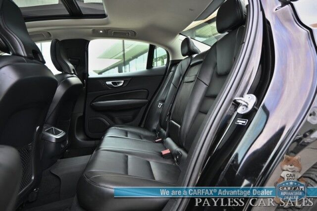 2023 Volvo S60 Core Dark Theme / AWD / Power & Heated Leather Seats / Heated Steering Wheel / Panoramic Sunroof / Lane Departure & Blind Spot Alert / Cruise Control / Apple CarPlay & Android Auto / Back Up Camera / 1-Owner Anchorage AK