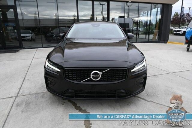 2023 Volvo S60 Core Dark Theme / AWD / Power & Heated Leather Seats / Heated Steering Wheel / Panoramic Sunroof / Lane Departure & Blind Spot Alert / Cruise Control / Apple CarPlay & Android Auto / Back Up Camera / 1-Owner Anchorage AK