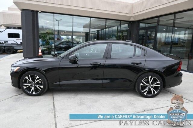 2023 Volvo S60 Core Dark Theme / AWD / Power & Heated Leather Seats / Heated Steering Wheel / Panoramic Sunroof / Lane Departure & Blind Spot Alert / Cruise Control / Apple CarPlay & Android Auto / Back Up Camera / 1-Owner Anchorage AK