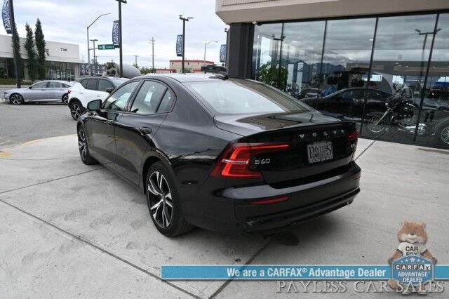 2023 Volvo S60 Core Dark Theme / AWD / Power & Heated Leather Seats / Heated Steering Wheel / Panoramic Sunroof / Lane Departure & Blind Spot Alert / Cruise Control / Apple CarPlay & Android Auto / Back Up Camera / 1-Owner Anchorage AK