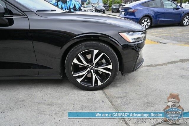 2023 Volvo S60 Core Dark Theme / AWD / Power & Heated Leather Seats / Heated Steering Wheel / Panoramic Sunroof / Lane Departure & Blind Spot Alert / Cruise Control / Apple CarPlay & Android Auto / Back Up Camera / 1-Owner Anchorage AK