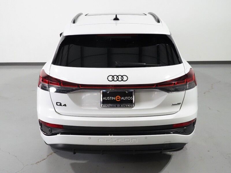 2024 Audi Q4 e-tron Premium Plus 50 Quattro *BLACK OPTIC PKG, NAVIGATION, VIRTUAL COCKPIT, ADAPTIVE CRUISE, SAFETY ALERTS, PANORAMA MOONROOF, LEATHER, HEATED SEATS/STEERING, SONOS AUDIO, WIRELESS CHARGING, ANDROID & APPLE Round Rock TX