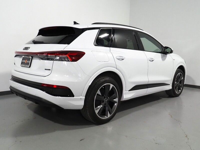 2024 Audi Q4 e-tron Premium Plus 50 Quattro *BLACK OPTIC PKG, NAVIGATION, VIRTUAL COCKPIT, ADAPTIVE CRUISE, SAFETY ALERTS, PANORAMA MOONROOF, LEATHER, HEATED SEATS/STEERING, SONOS AUDIO, WIRELESS CHARGING, ANDROID & APPLE Round Rock TX