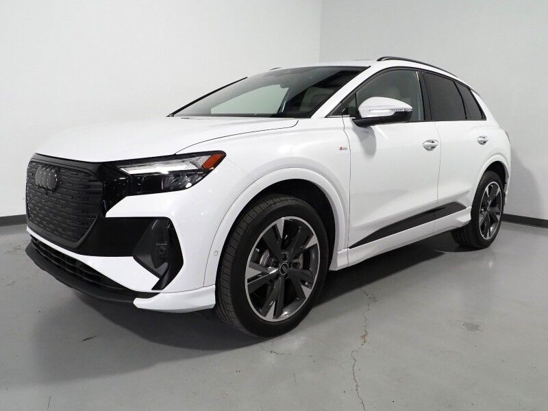 2024 Audi Q4 e-tron Premium Plus 50 Quattro *BLACK OPTIC PKG, NAVIGATION, VIRTUAL COCKPIT, ADAPTIVE CRUISE, SAFETY ALERTS, PANORAMA MOONROOF, LEATHER, HEATED SEATS/STEERING, SONOS AUDIO, WIRELESS CHARGING, ANDROID & APPLE Round Rock TX
