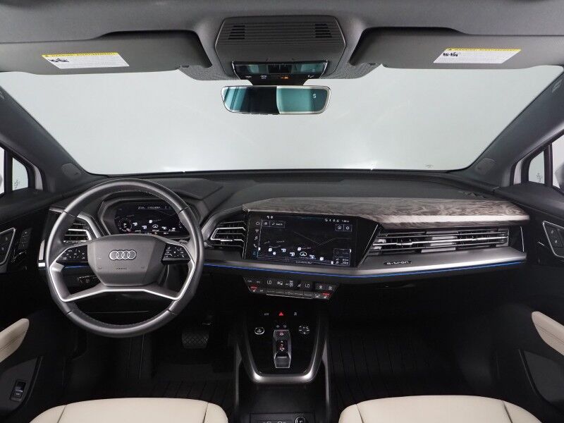 2024 Audi Q4 e-tron Premium Plus 50 Quattro *BLACK OPTIC PKG, NAVIGATION, VIRTUAL COCKPIT, ADAPTIVE CRUISE, SAFETY ALERTS, PANORAMA MOONROOF, LEATHER, HEATED SEATS/STEERING, SONOS AUDIO, WIRELESS CHARGING, ANDROID & APPLE