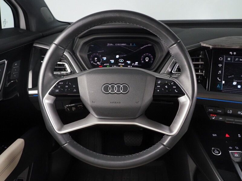 2024 Audi Q4 e-tron Premium Plus 50 Quattro *BLACK OPTIC PKG, NAVIGATION, VIRTUAL COCKPIT, ADAPTIVE CRUISE, SAFETY ALERTS, PANORAMA MOONROOF, LEATHER, HEATED SEATS/STEERING, SONOS AUDIO, WIRELESS CHARGING, ANDROID & APPLE Round Rock TX