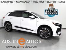 Audi Q4 e-tron Premium Plus 50 Quattro *BLACK OPTIC PKG, NAVIGATION, VIRTUAL COCKPIT, ADAPTIVE CRUISE, SAFETY ALERTS, PANORAMA MOONROOF, LEATHER, HEATED SEATS/STEERING, SONOS AUDIO, WIRELESS CHARGING, ANDROID & APPLE 2024