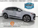 2024 Audi Q4 e-tron Prestige 50 Quattro *BLACK OPTIC PKG, HEADS-UP DISPLAY, NAVIGATION, ADAPTIVE CRUISE, SAFETY ALERTS, AUTO PARKING, REAR-CAMERA, PANO MOONROOF, LEATHER, HEATED SEATS/STEERING, 20 INCH WHEELS, SONOS AUDIO, WIRELESS CHARGING