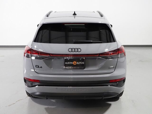 2024 Audi Q4 e-tron Prestige 50 Quattro *BLACK OPTIC PKG, HEADS-UP DISPLAY, NAVIGATION, ADAPTIVE CRUISE, SAFETY ALERTS, AUTO PARKING, REAR-CAMERA, PANO MOONROOF, LEATHER, HEATED SEATS/STEERING, SONOS AUDIO, WIRELESS CHARGING Round Rock TX