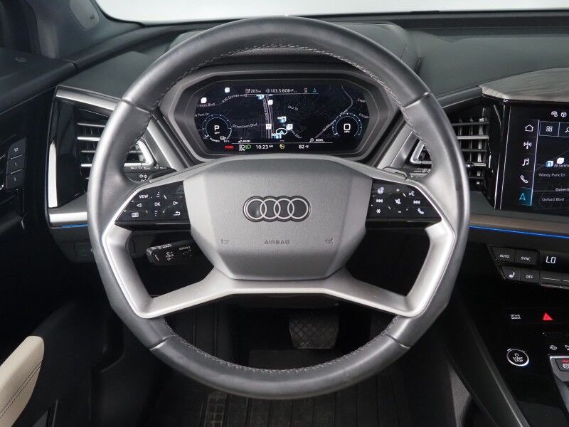 2024 Audi Q4 e-tron Prestige 50 Quattro *BLACK OPTIC PKG, HEADS-UP DISPLAY, NAVIGATION, ADAPTIVE CRUISE, SAFETY ALERTS, AUTO PARKING, REAR-CAMERA, PANO MOONROOF, LEATHER, HEATED SEATS/STEERING, SONOS AUDIO, WIRELESS CHARGING Round Rock TX