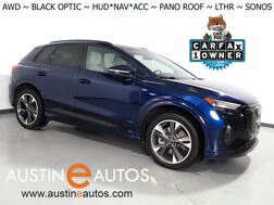 2024_Audi_Q4 e-tron Prestige 50 Quattro_*BLACK OPTIC PKG, HEADS-UP DISPLAY, NAVIGATION, ADAPTIVE CRUISE, SAFETY ALERTS, AUTO PARKING, REAR-CAMERA, PANO MOONROOF, LEATHER, HEATED SEATS/STEERING, SONOS AUDIO, WIRELESS CHARGING_ Round Rock TX