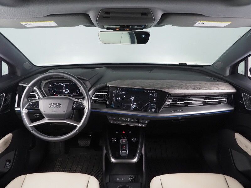 2024 Audi Q4 e-tron Prestige 50 Quattro *BLACK OPTIC PKG, HEADS-UP DISPLAY, NAVIGATION, ADAPTIVE CRUISE, SAFETY ALERTS, AUTO PARKING, REAR-CAMERA, PANO MOONROOF, LEATHER, HEATED SEATS/STEERING, SONOS AUDIO, WIRELESS CHARGING