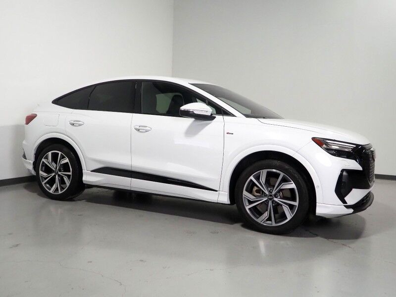 2024 Audi Q4 e-tron Sportback Prestige 55 Quattro *BLACK OPTIC PKG, HEADS-UP DISPLAY, NAVIGATION, VIRTUAL COCKPIT, ADAPTIVE CRUISE, SAFETY ALERTS, AUTO PARKING, BACKUP-CAMERA, PANO MOONROOF, LEATHER, HEATED SEATS/STEERING, SONOS AUDIO, WIRELESS CHARGING