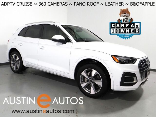 2024 Audi Q5 Premium Plus 40 TFSI Quattro *VIRTUAL COCKPIT, ADAPTIVE CRUISE, SAFETY ALERTS, 360 VIEW CAMERAS, PANORAMA MOONROOF, LEATHER, CLIMATE SEATS, HEATED STEERING, POWER LIFTGATE, BANG & OLUFSEN, ANDROID & APPLE Round Rock TX