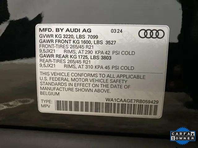 2024 Audi Q8 e-tron Premium Plus Dallas TX