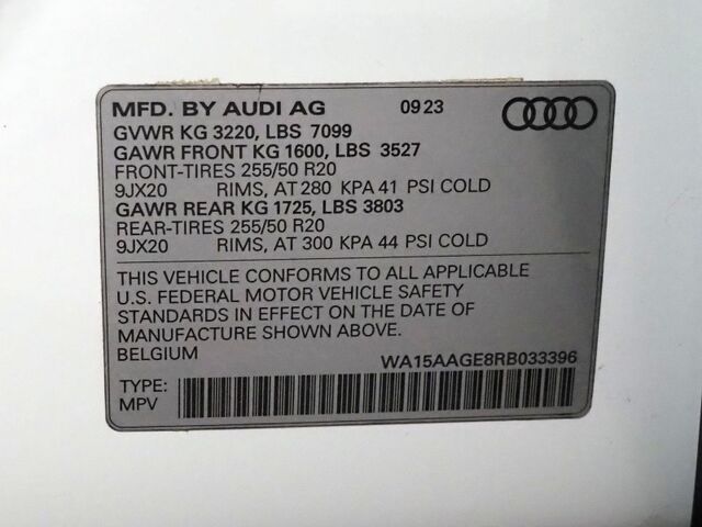 2024 Audi Q8 e-tron Premium Plus Quattro *NAVIGATION, VIRTUAL COCKPIT, ADAPTIVE CRUISE, SAFETY ALERTS, 360 CAMERAS, PANO MOONROOF, LEATHER, CLIMATE SEATS, HEATED STEERING, BANG & OLUFSEN, WIRELESS CHARGING, ANDROID & APPLE Round Rock TX