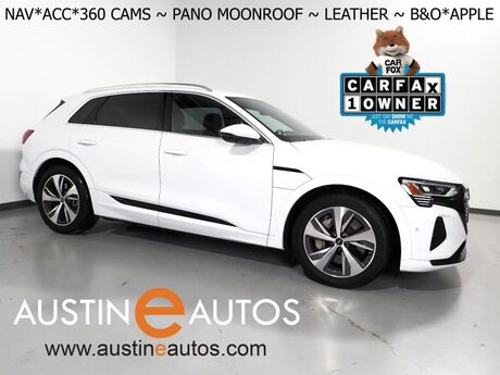 2024 Audi Q8 e-tron Premium Plus Quattro *NAVIGATION, VIRTUAL COCKPIT, ADAPTIVE CRUISE, SAFETY ALERTS, 360 CAMERAS, PANO MOONROOF, LEATHER, CLIMATE SEATS, HEATED STEERING, BANG & OLUFSEN, WIRELESS CHARGING, ANDROID & APPLE Round Rock TX